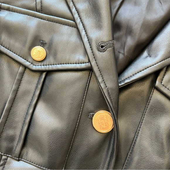 Black leather jacket - Picture 2 of 5